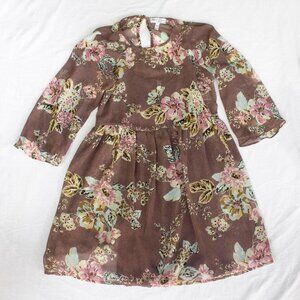 Lots of Love by Speechless Dress - Brown Floral